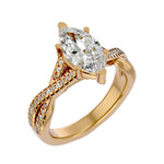 Elenora Solitaire Ladies Ring