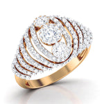 Paisley Solitaire Ladies Ring