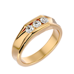 Sterling Diamond Mens Ring