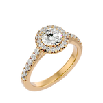 Gloria Diamond Halo Ring
