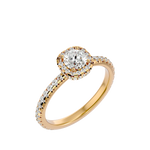 Celia Diamond Halo Ring
