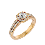 Audrey Diamond Halo Ring